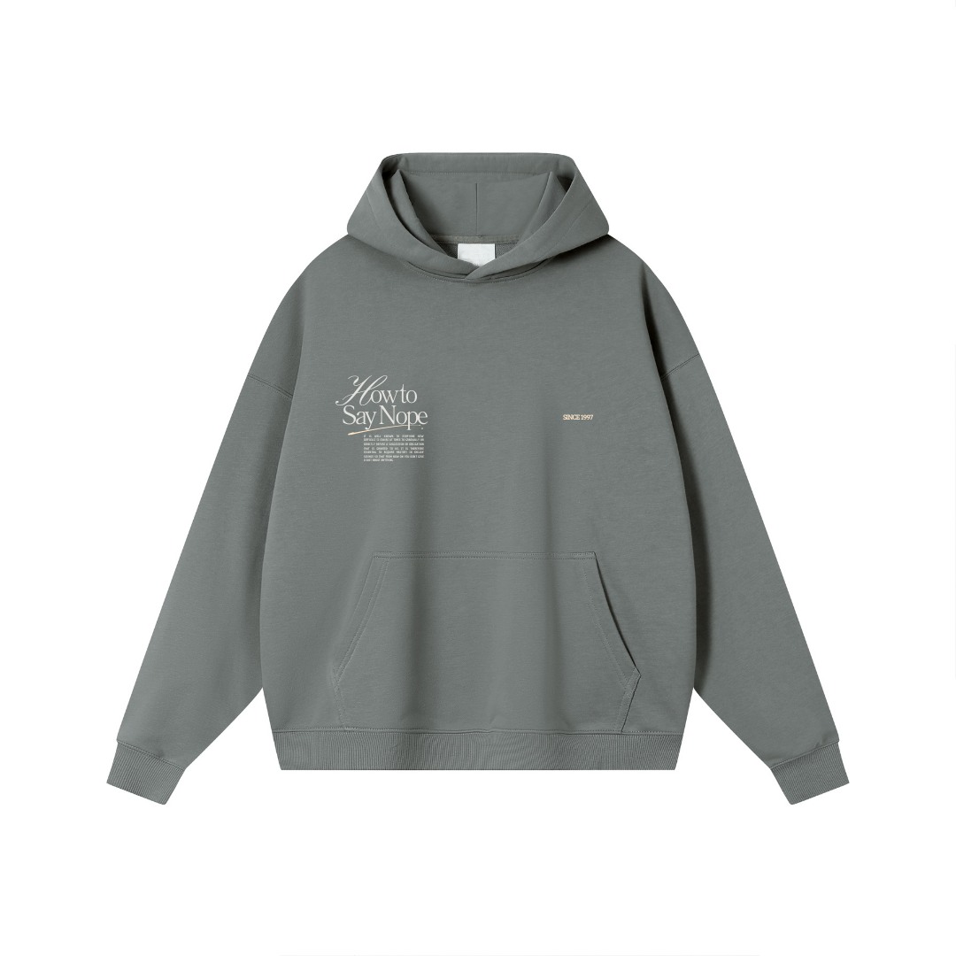 DULL GRAY HOODIE