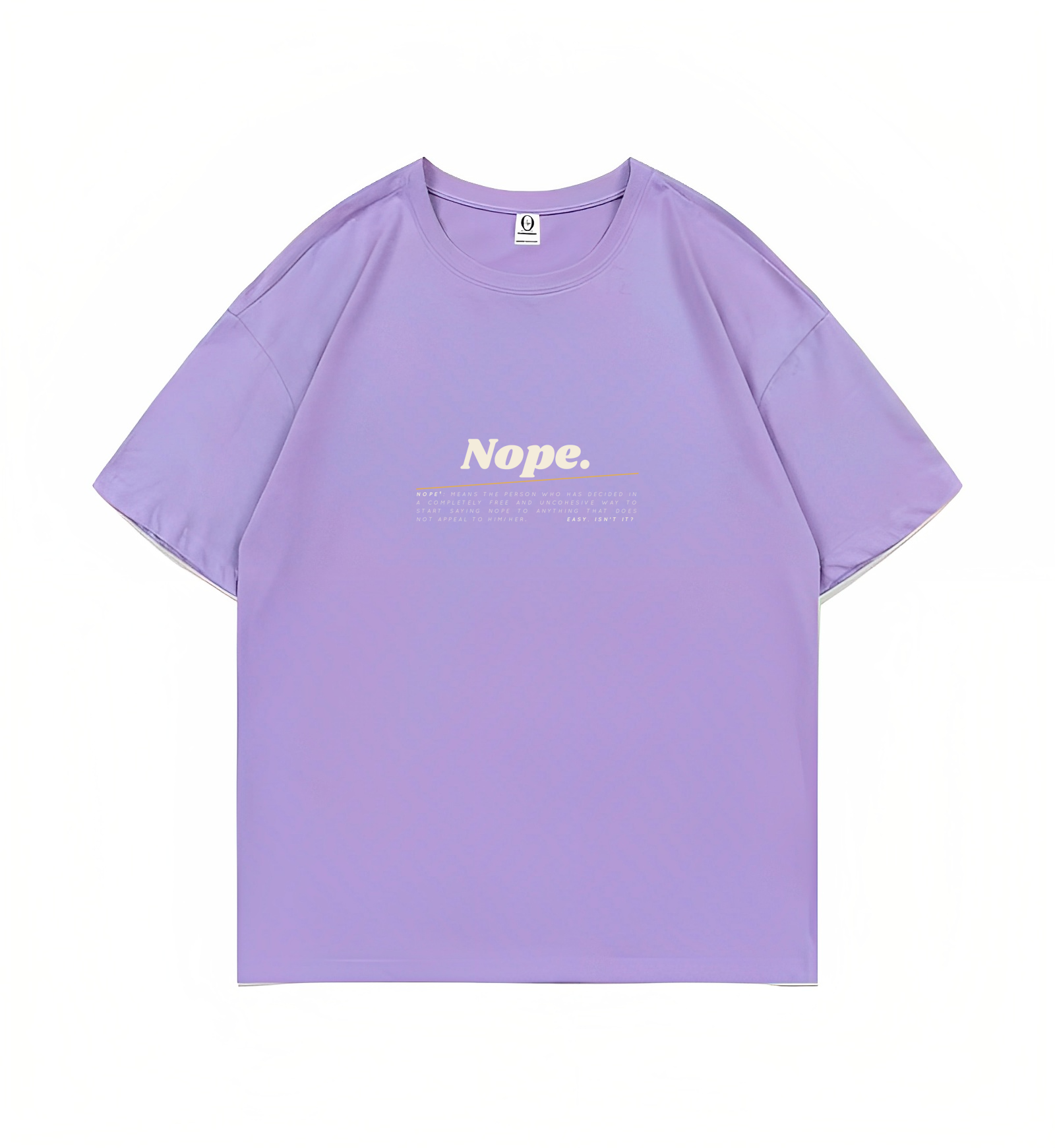 PURPLE OVERSIZED TEE