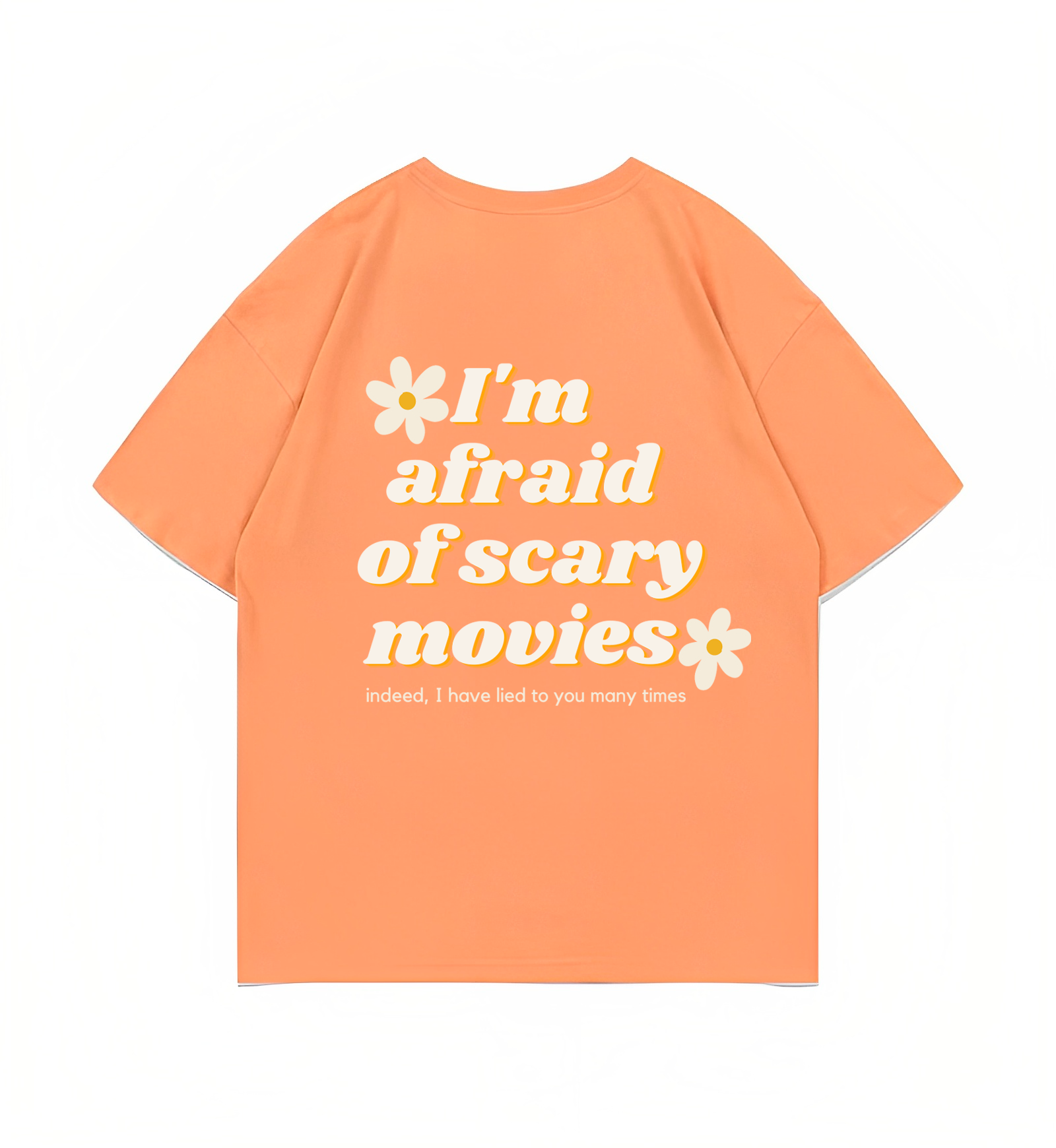 ORANGE OVERSIZED TEE