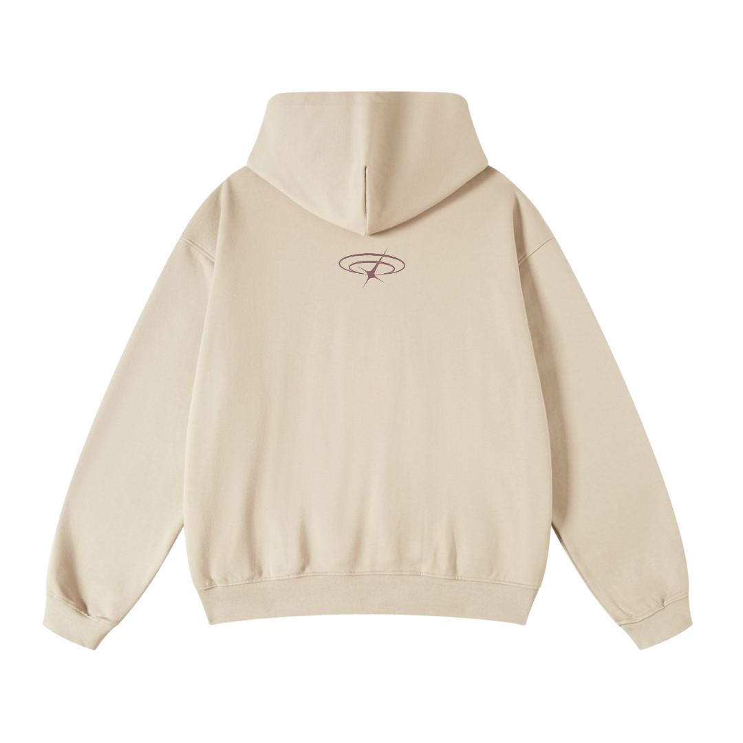MINIMAL HAZELNUT OVERSIZED HOODIE