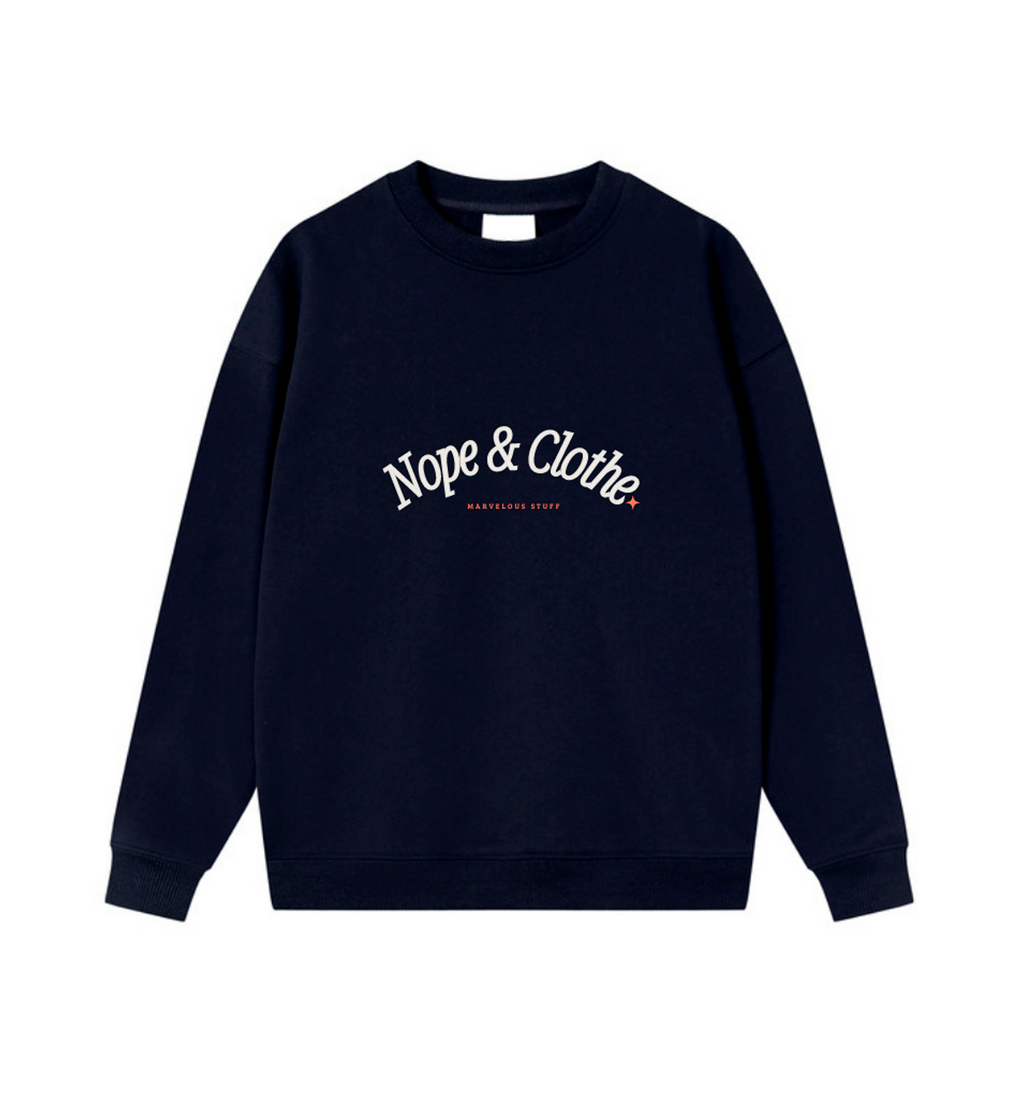 FORMENTERA NAVY CREWNECK