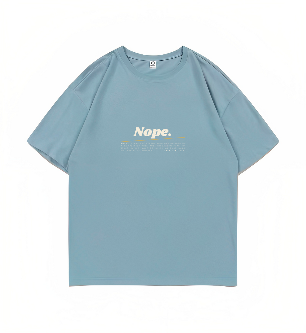 BLU OVERSIZED TEE