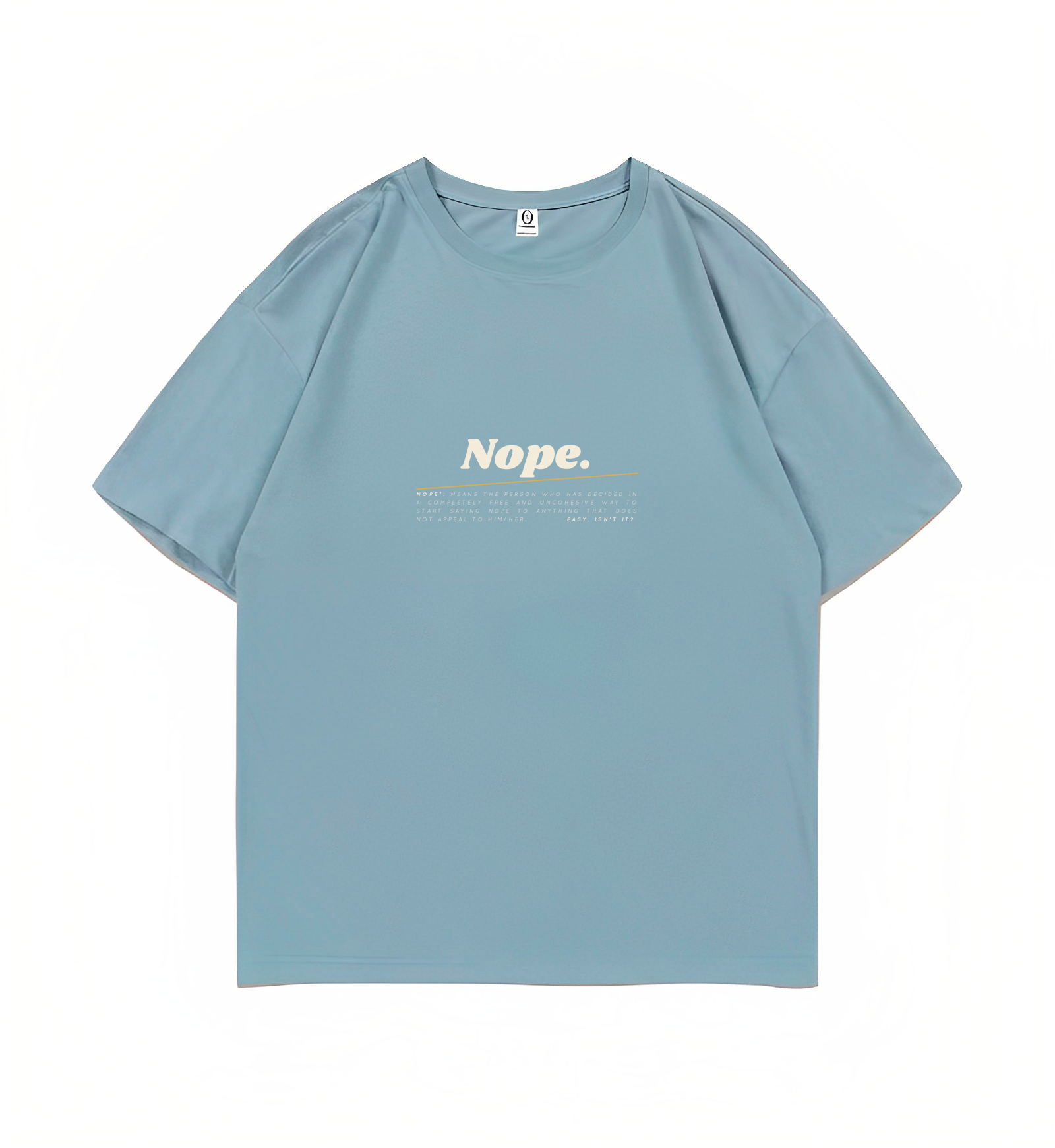 BLU OVERSIZED TEE