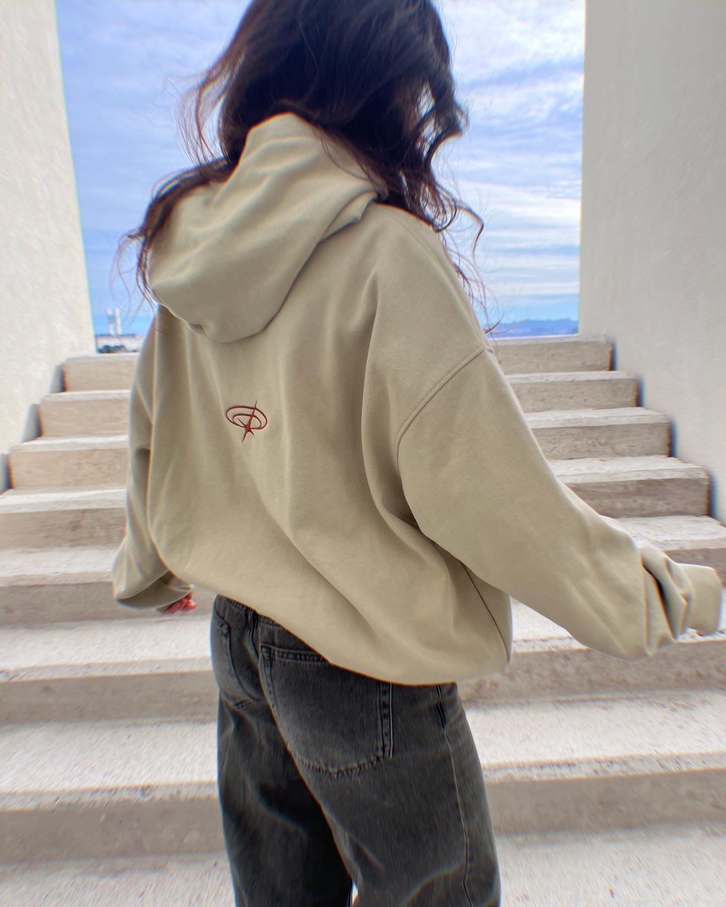 Hazelnut Haze Oversized Hoodie