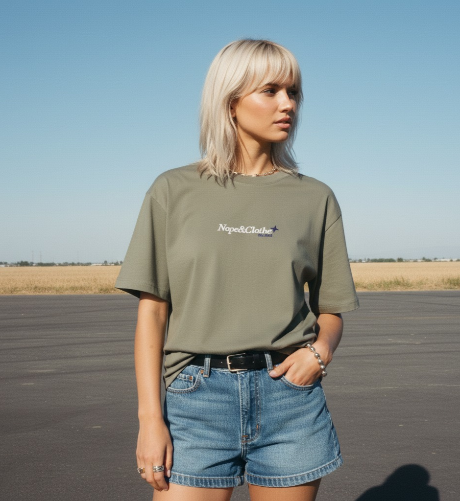 RAW GREEN TEE