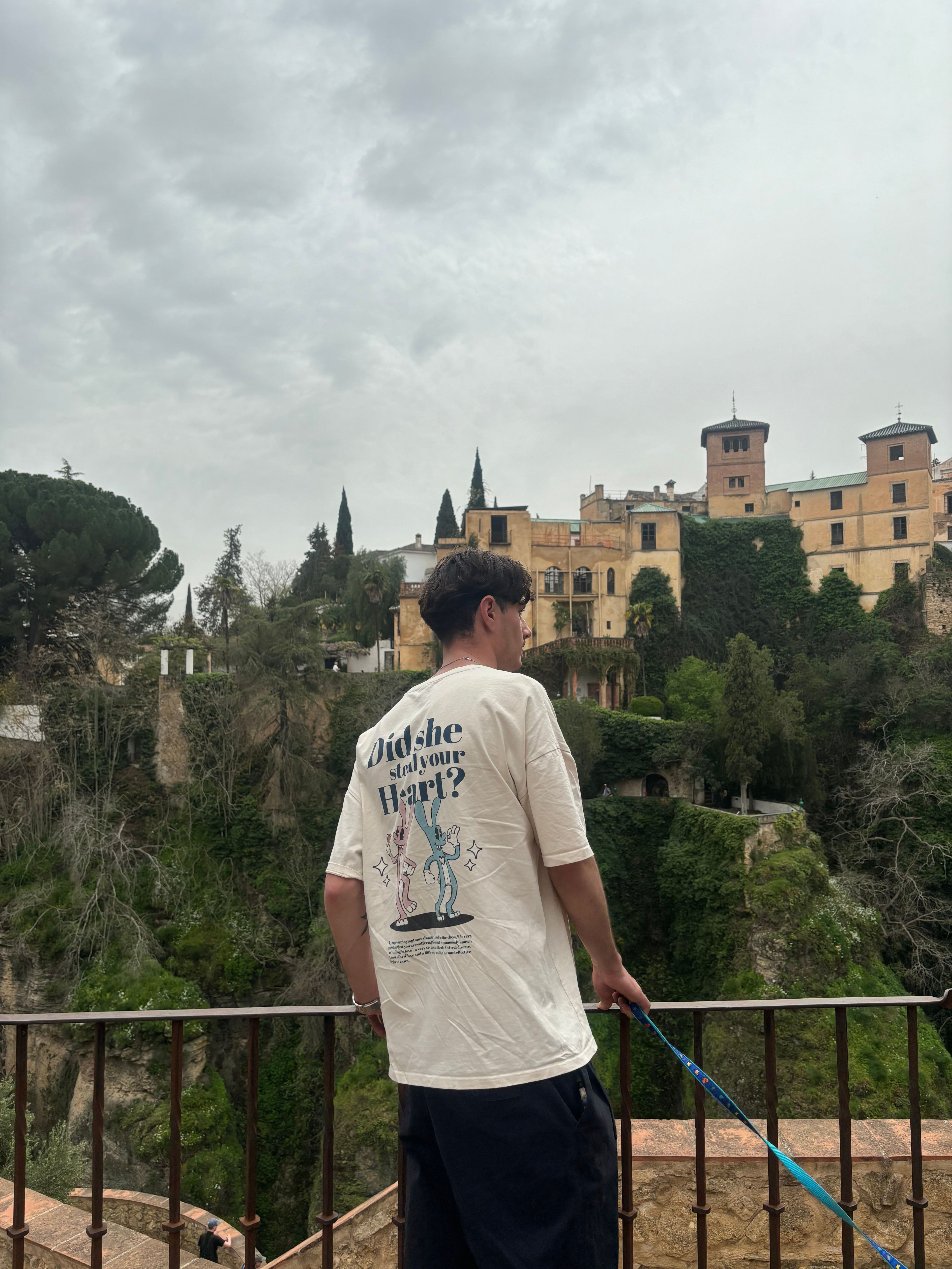 LOVE APRICOT OVERSIZED TEE
