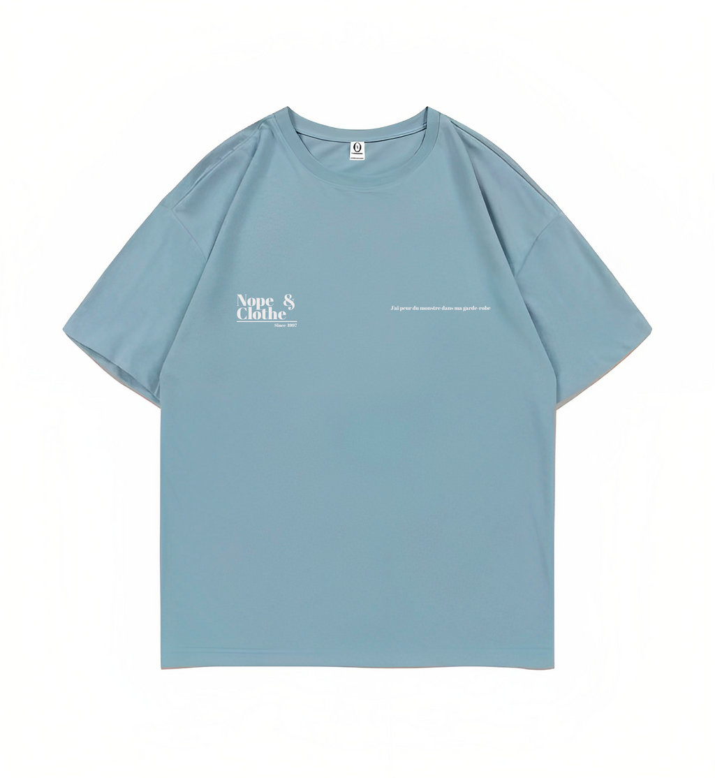 MELTED BLUE OVERSIZED TEE
