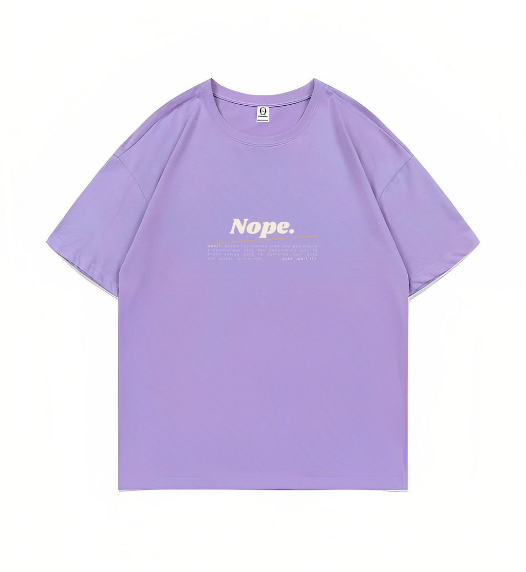 PURPLE OVERSIZED TEE