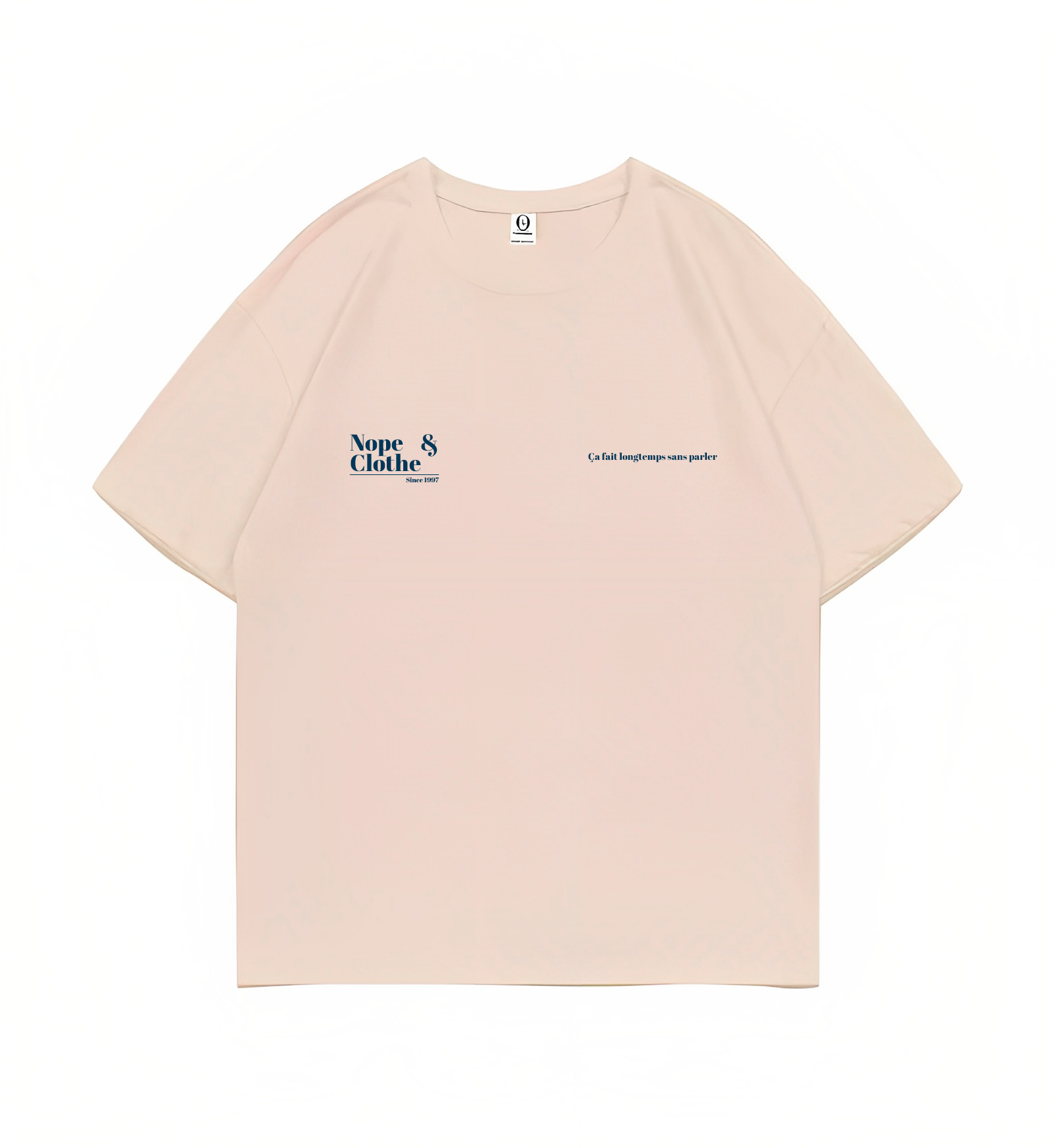 LOVE APRICOT OVERSIZED TEE