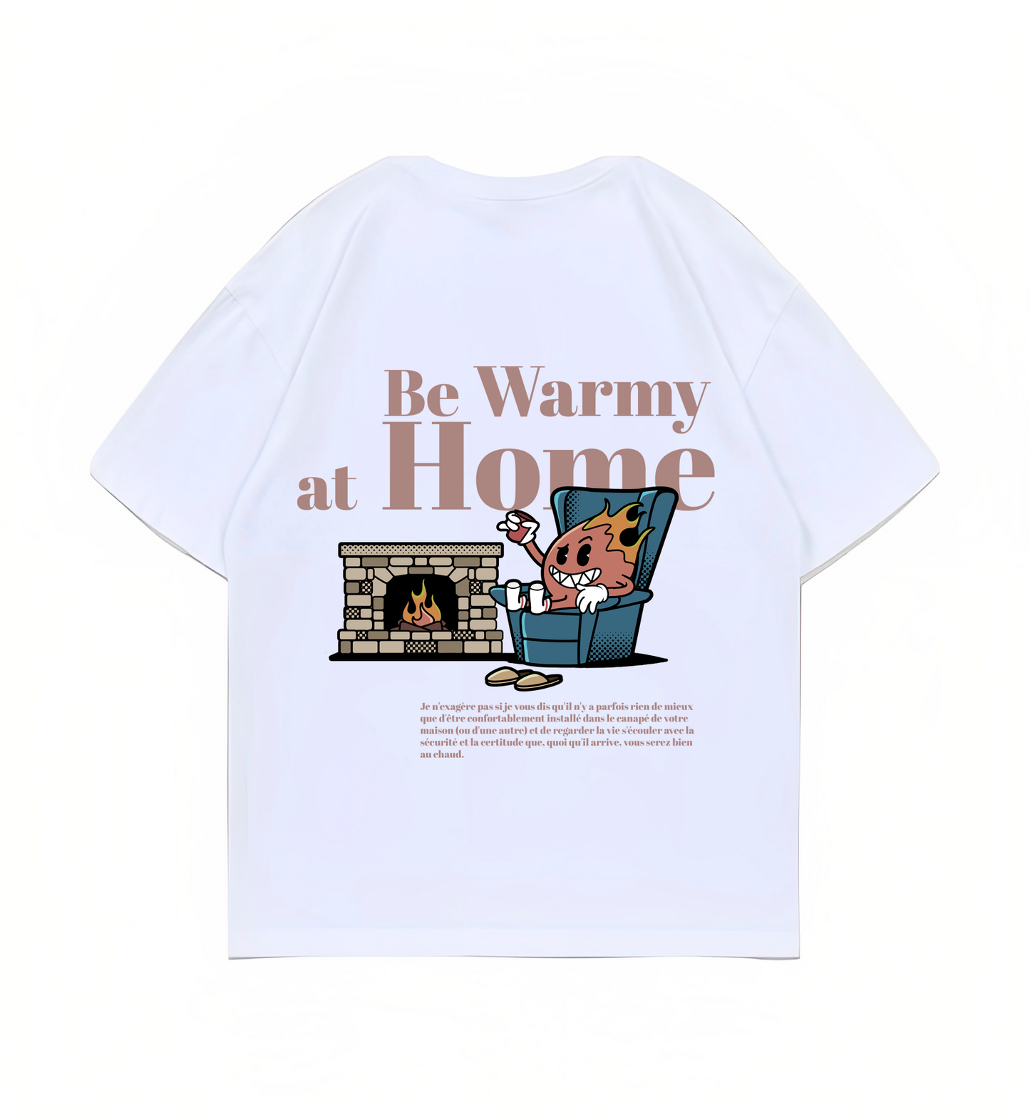 Warmy Flame Oversized Tee